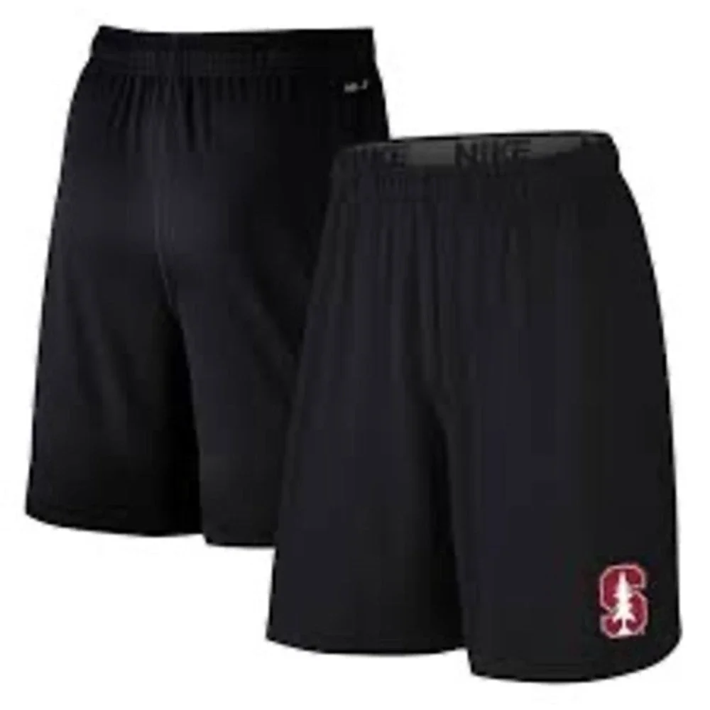 Nike Kids Stanford Cardinal Dri-FIT Athletic Shorts Black Size Large L